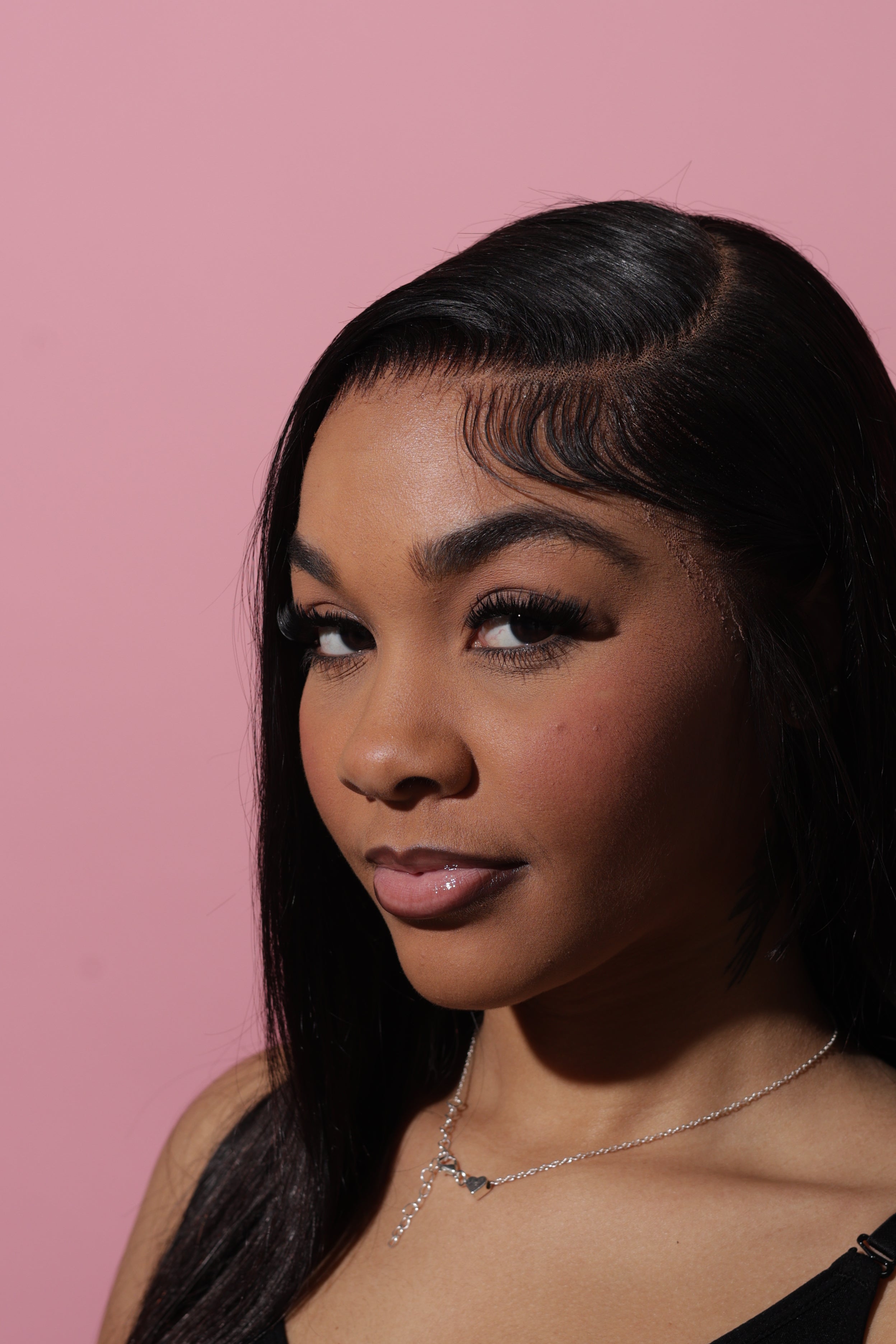 1B Straight HD 180 Density 13*6 Laced Wig