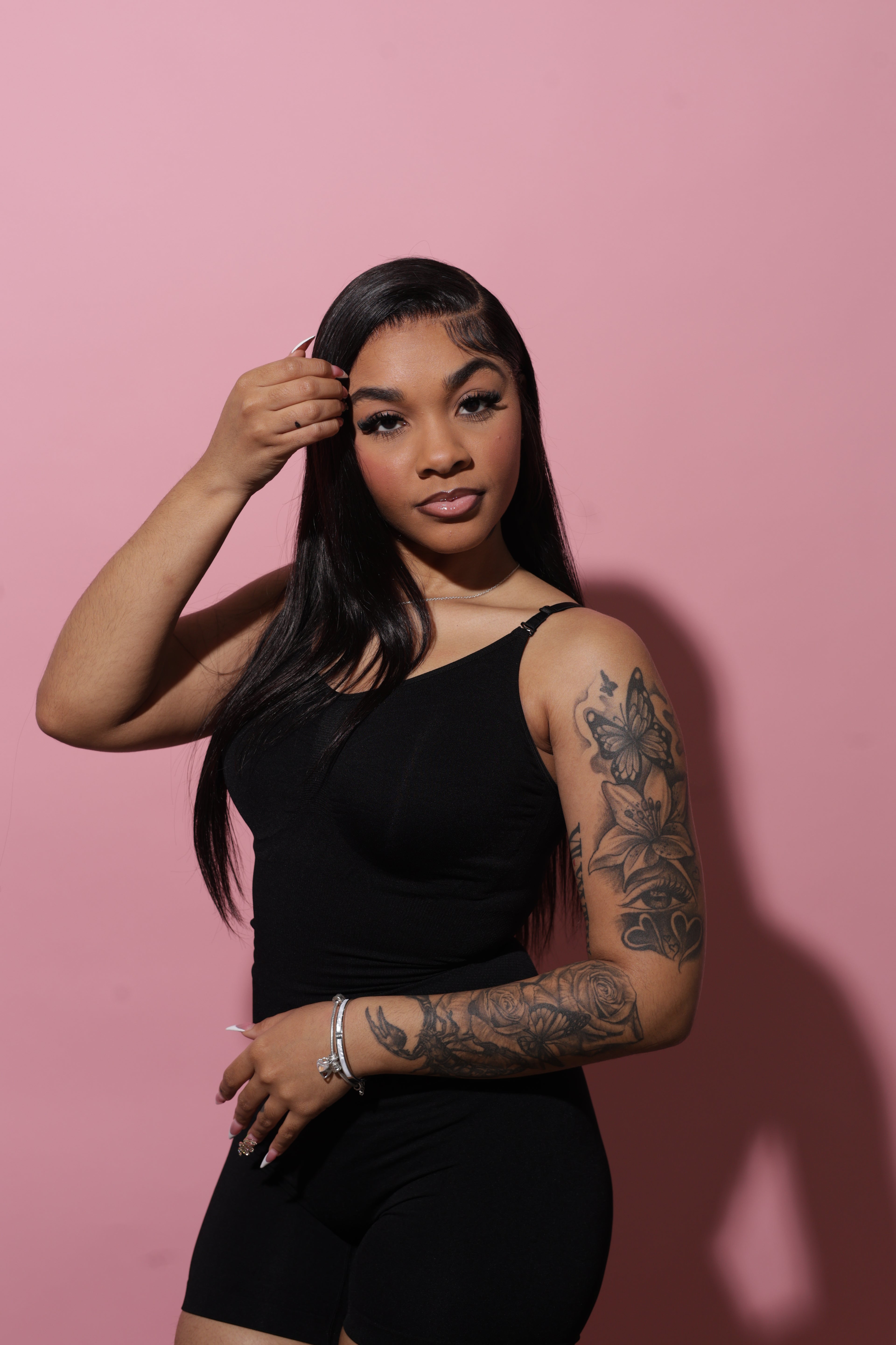 1B Straight HD 180 Density 13*6 Laced Wig